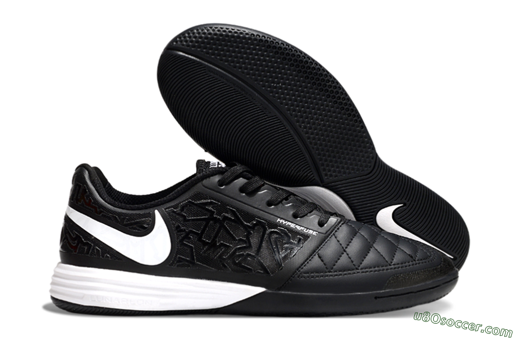 Nike Lunar Gato 2 IC Indoor & Futsal Soccer Shoes - Black/White 1