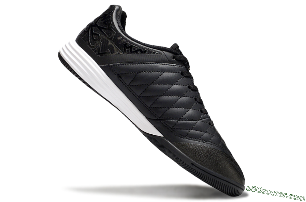 Nike Lunar Gato 2 IC Indoor & Futsal Soccer Shoes - Black/White 4