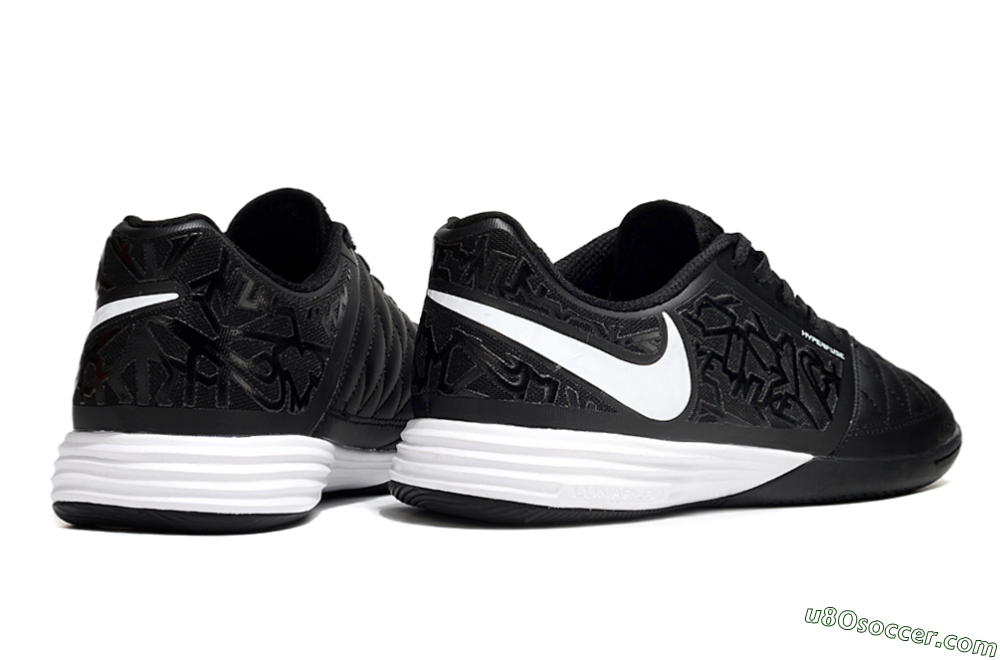 Nike Lunar Gato 2 IC Indoor & Futsal Soccer Shoes - Black/White 6