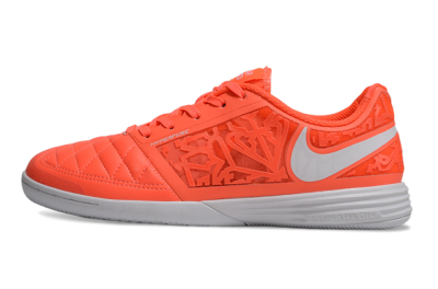 Nike Lunar Gato 2 IC Indoor & Futsal Soccer Shoes - Red/White