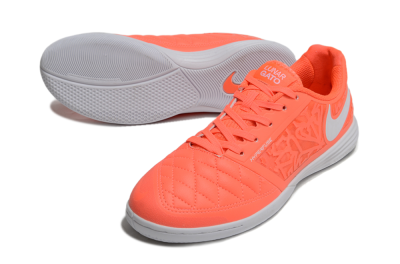 Nike Lunar Gato 2 IC Indoor & Futsal Soccer Shoes - Red/White