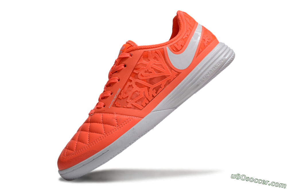 Nike Lunar Gato 2 IC Indoor & Futsal Soccer Shoes - Red/White 5