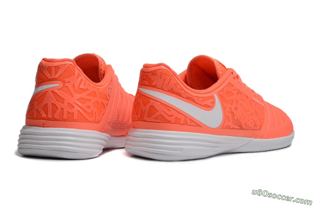 Nike Lunar Gato 2 IC Indoor & Futsal Soccer Shoes - Red/White 6