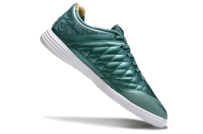 Nike Lunar Gato 2 IC Indoor & Futsal Soccer Shoes - Green/Yellow/White