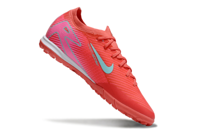 Nike Air Zoom Mercurial Vapor 16 Elite TF Artificial Turf Soccer Shoes - Red/Jade/Pink