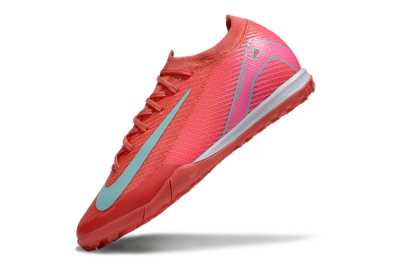 Nike Air Zoom Mercurial Vapor 16 Elite TF Artificial Turf Soccer Shoes - Red/Jade/Pink