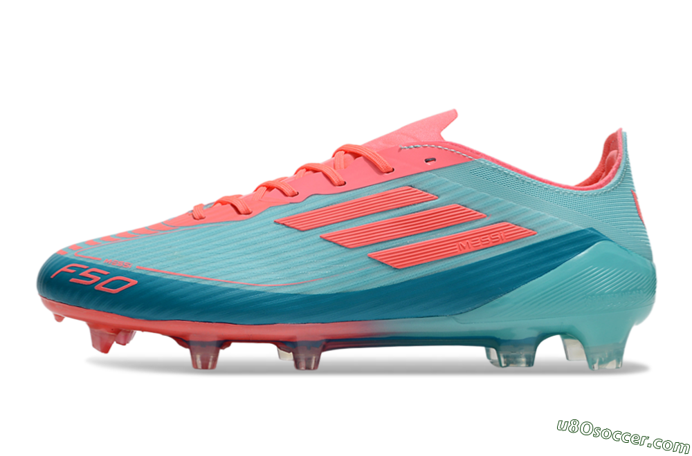 Adidas F50 Elite FG Firm Ground Soccer Cleats - Jade/Red/Blue 2