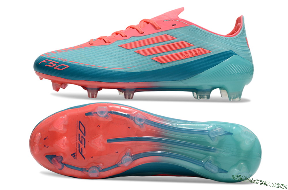 Adidas F50 Elite FG Firm Ground Soccer Cleats - Jade/Red/Blue 0