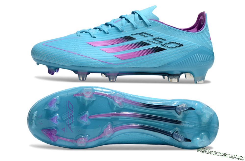 Adidas F50 Elite FG Firm Ground Soccer Cleats - Jade/Purple/Black 0