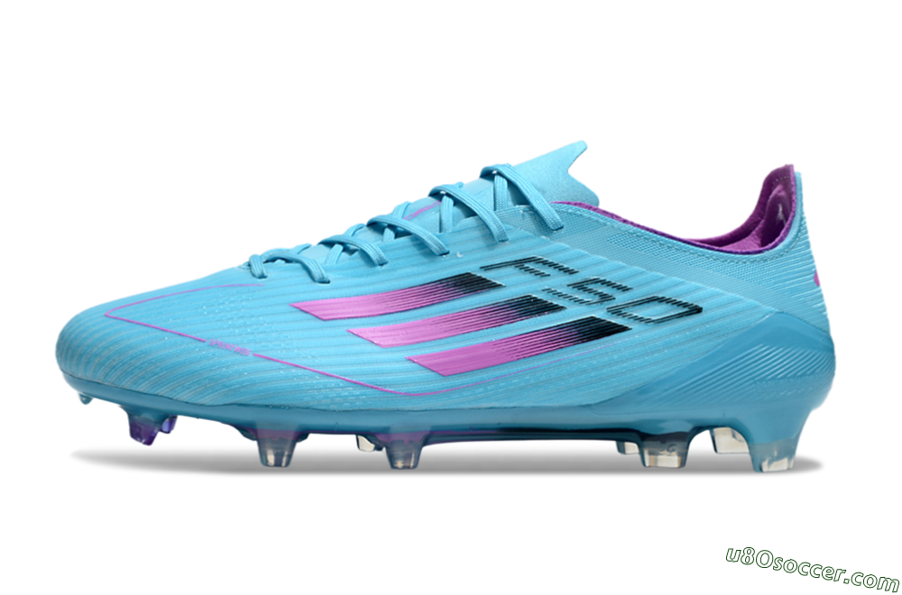 Adidas F50 Elite FG Firm Ground Soccer Cleats - Jade/Purple/Black 2