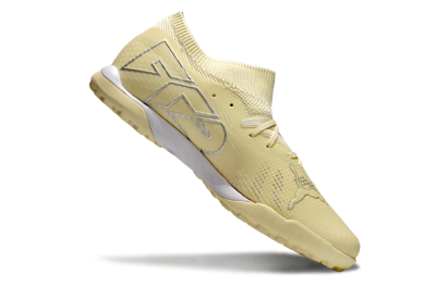 Puma Future 7 Ultimate TF Artificial Turf Soccer Shoes - Beige/Silver/White