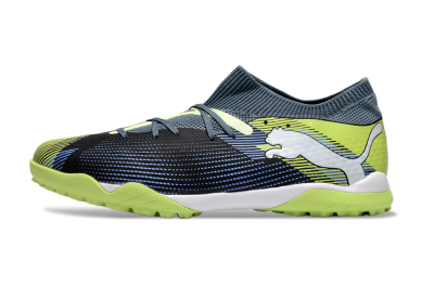 Puma Future 7 Ultimate TF Artificial Turf Soccer Shoes - Black/Blue/Yellow