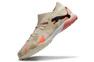 Puma Future 7 Ultimate TF Artificial Turf Soccer Shoes - Beige/Black/Red