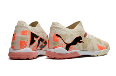 Puma Future 7 Ultimate TF Artificial Turf Soccer Shoes - Beige/Black/Red