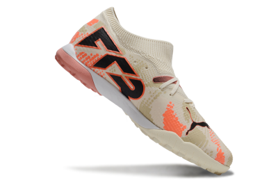 Puma Future 7 Ultimate TF Artificial Turf Soccer Shoes - Beige/Black/Red