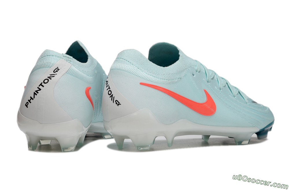 Nike Phantom Luna Elite FG Firm Ground Soccer Cleats - Jade/Red/White 6