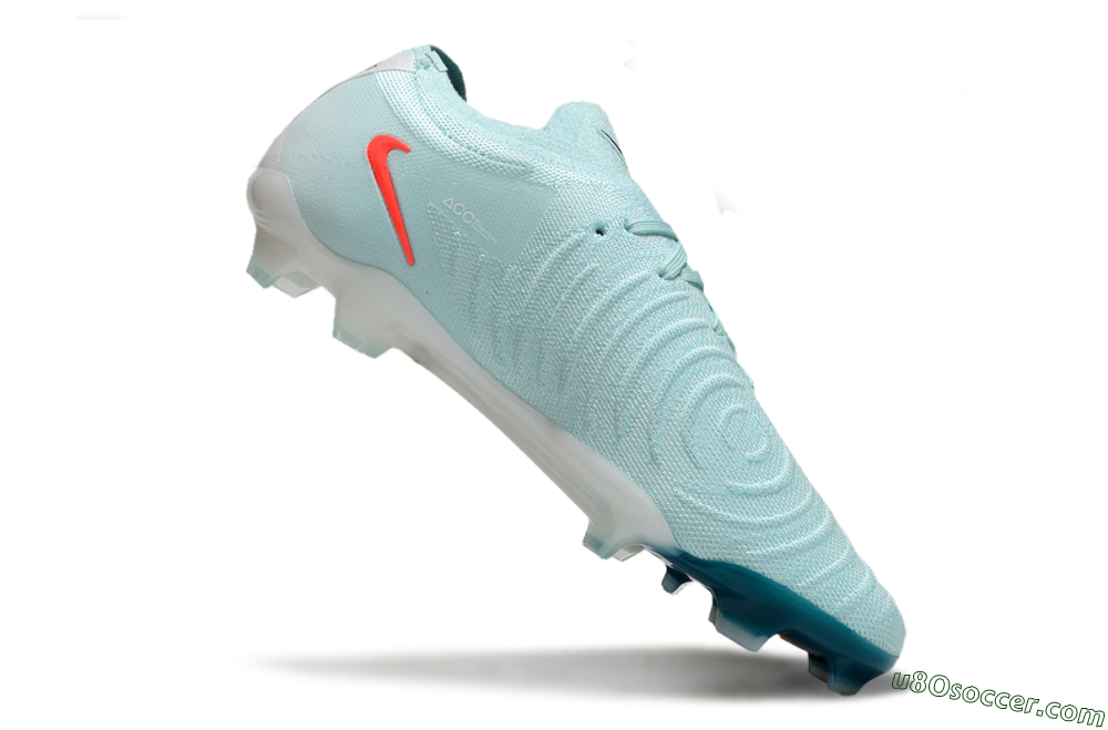 Nike Phantom Luna Elite FG Firm Ground Soccer Cleats - Jade/Red/White 4