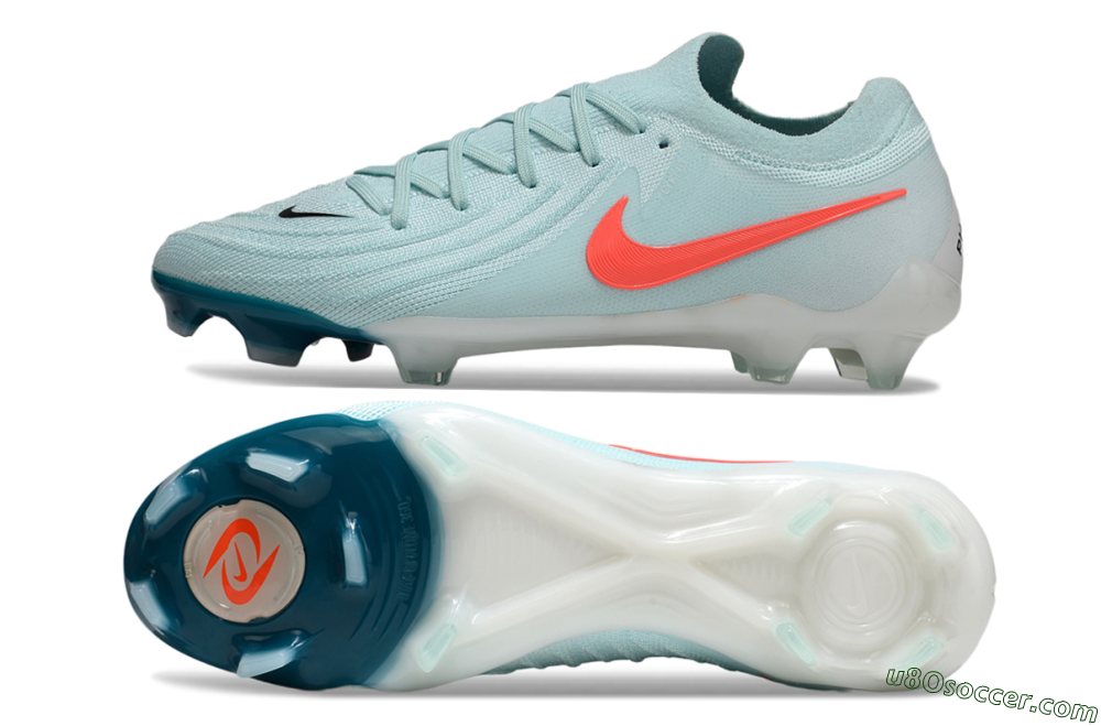 Nike Phantom Luna Elite FG Firm Ground Soccer Cleats - Jade/Red/White 0