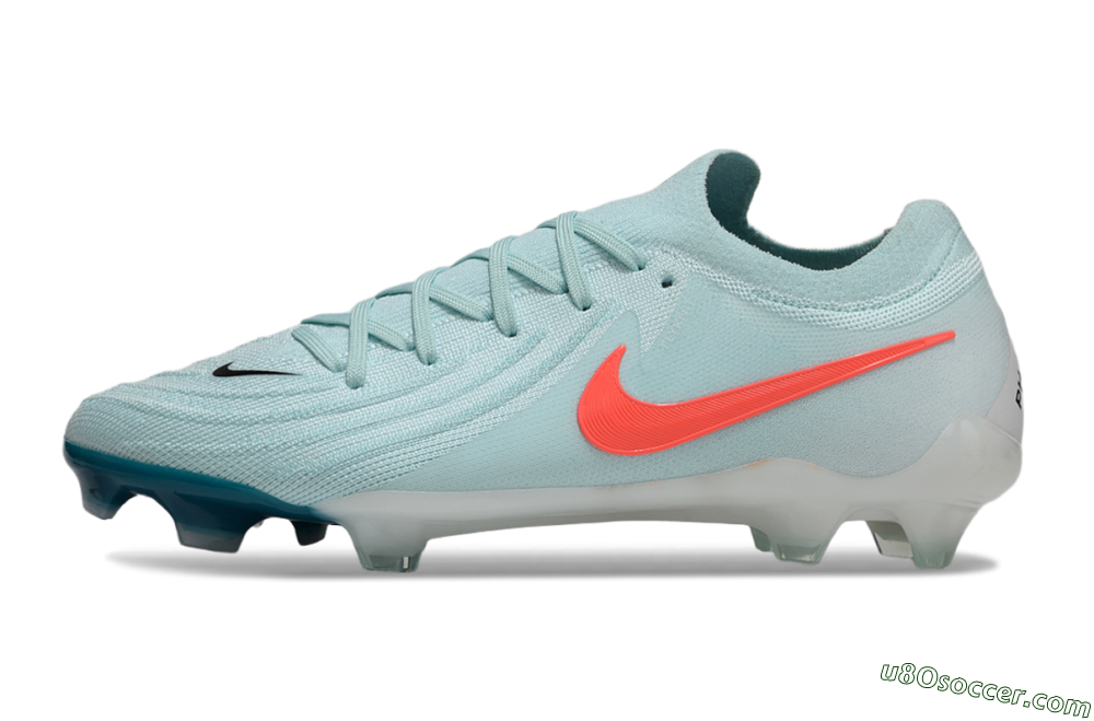 Nike Phantom Luna Elite FG Firm Ground Soccer Cleats - Jade/Red/White 2