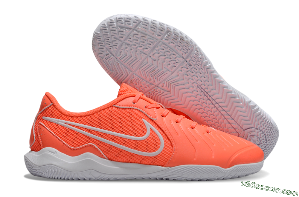 Nike Tiempo Legend 10 Academy IC Indoor & Futsal Soccer Shoes - Red/White 1