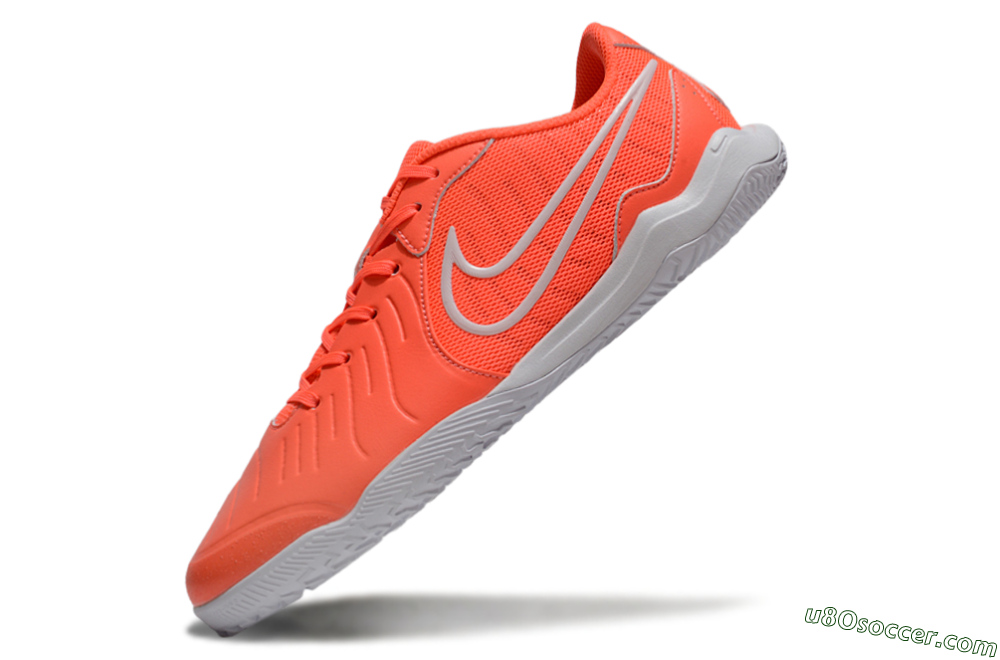 Nike Tiempo Legend 10 Academy IC Indoor & Futsal Soccer Shoes - Red/White 5