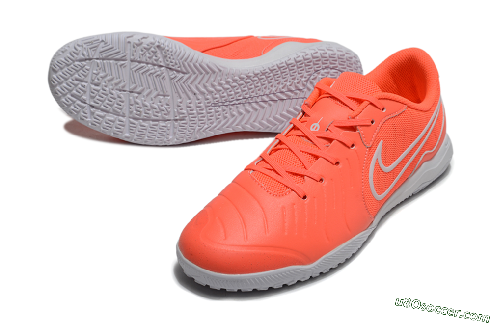 Nike Tiempo Legend 10 Academy IC Indoor & Futsal Soccer Shoes - Red/White 3