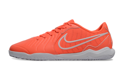 Nike Tiempo Legend 10 Academy IC Indoor & Futsal Soccer Shoes - Red/White