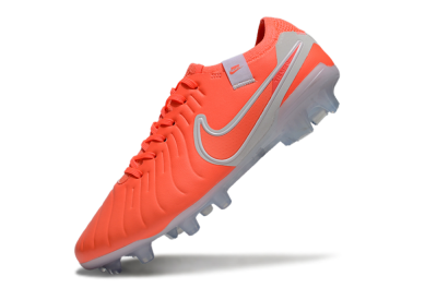 Nike Tiempo Legend 10 Elite FG Firm Ground Soccer Cleats - Red/White