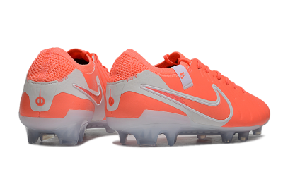 Nike Tiempo Legend 10 Elite FG Firm Ground Soccer Cleats - Red/White