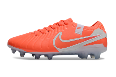 Nike Tiempo Legend 10 Elite FG Firm Ground Soccer Cleats - Red/White