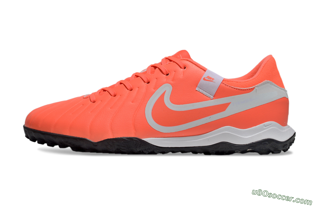Nike Tiempo Legend 10 Academy TF Artificial Turf Soccer Shoes - Red/White/Black 2