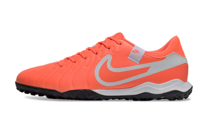 Nike Tiempo Legend 10 Academy TF Artificial Turf Soccer Shoes - Red/White/Black