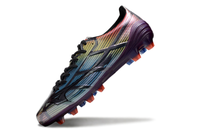 Mizuno Morelia Neo Sala FG Firm Ground Soccer Cleats - Blue/Yellow/Red/Purple