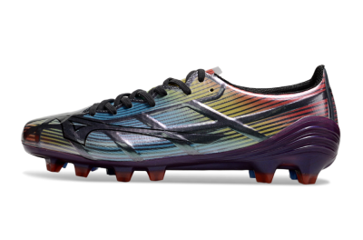 Mizuno Morelia Neo Sala FG Firm Ground Soccer Cleats - Blue/Yellow/Red/Purple