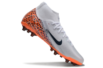 Nike Air Zoom Mercurial Superfly 10 Elite AG Artificial Grass Soccer Cleats - Grey/Black/Leopard