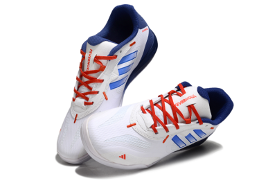 Adidas Fevernova IC Indoor & Futsal Soccer Shoes - White/Blue/Red
