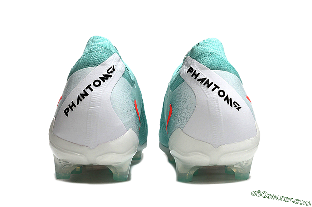 Nike Phantom GX Elite AG Artificial Grass Soccer Cleats - Jade/Red/White 5