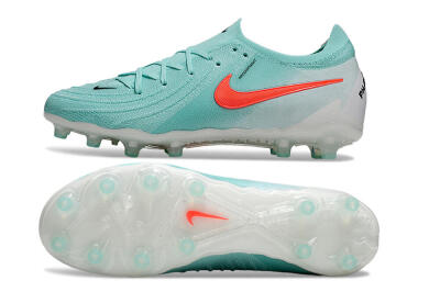 Nike Phantom GX Elite AG Artificial Grass Soccer Cleats - Jade/Red/White