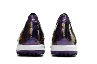Nike Air Zoom Mercurial Vapor 16 Elite TF Artificial Turf Soccer Shoes - Purple/White/Gold