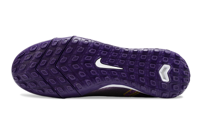 Nike Air Zoom Mercurial Vapor 16 Elite TF Artificial Turf Soccer Shoes - Purple/White/Gold