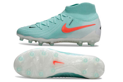 Nike Phantom Luna Elite AG Artificial Grass Soccer Cleats - Jade/Red/White
