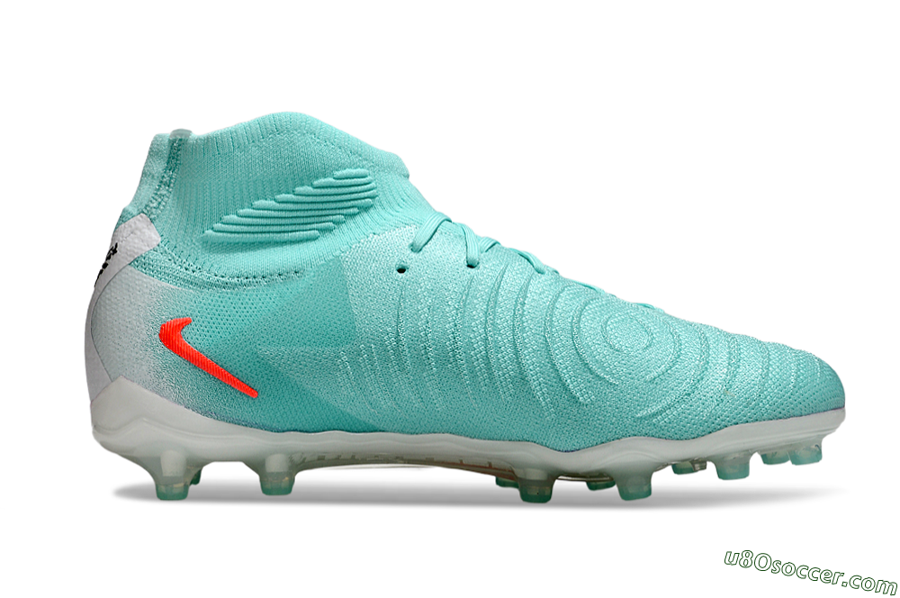 Nike Phantom Luna Elite AG Artificial Grass Soccer Cleats - Jade/Red/White 7