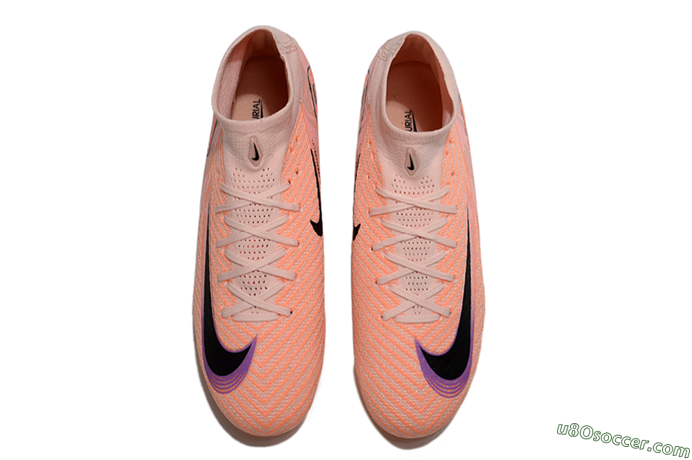 Nike Air Zoom Mercurial Superfly 10 Elite FG Firm Ground Soccer Cleats - Pink/Black/Purple 4
