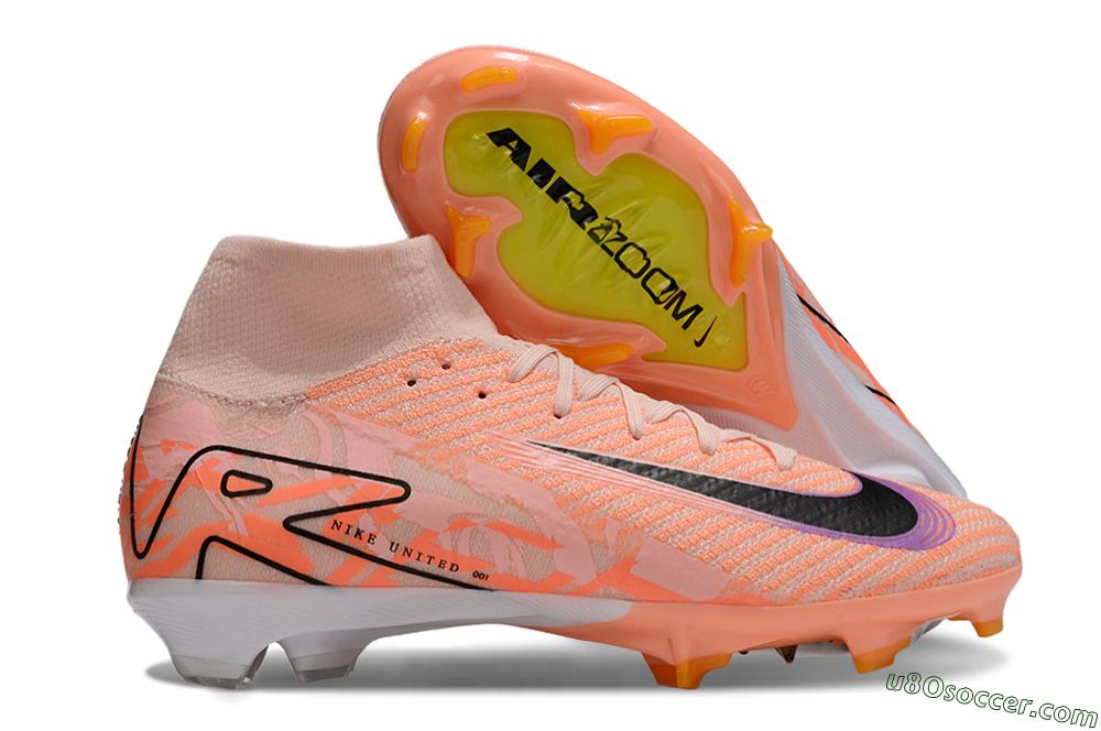 Nike Air Zoom Mercurial Superfly 10 Elite FG Firm Ground Soccer Cleats - Pink/Black/Purple 1