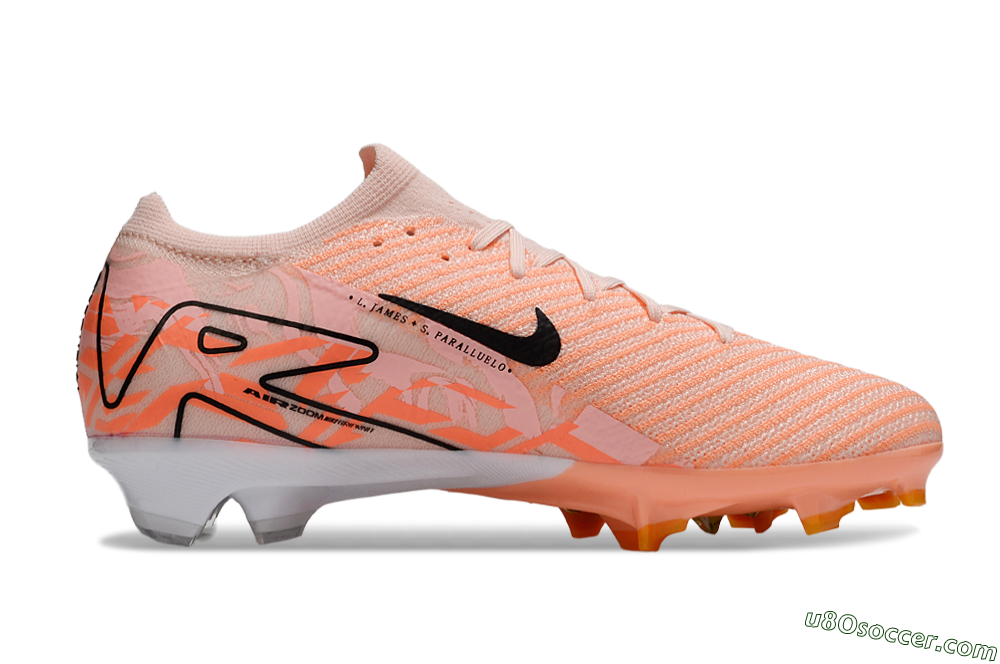 Nike Air Zoom Mercurial Vapor 16 Elite FG Firm Ground Soccer Cleats - Orange/Black/Purple 7