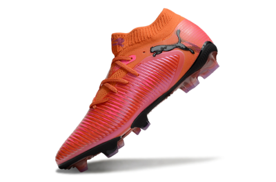 Puma Future 8 Ultimate FG Firm Ground Soccer Cleats - Orange/Pink/Black