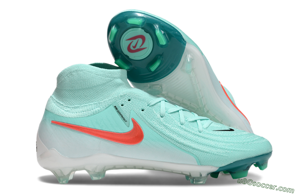 Nike Phantom Luna Elite NU FG Firm Ground Soccer Cleats - Jade/Red/White 1