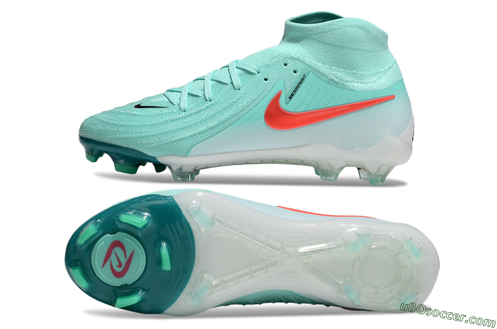 Nike Phantom Luna Elite NU FG Firm Ground Soccer Cleats - Jade/Red/White 0
