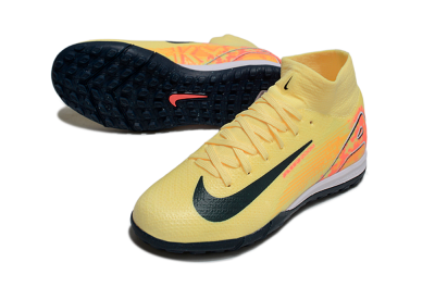 Nike Air Zoom Mercurial Superfly 10 Elite TF Artificial Turf Soccer Shoes - Yellow/Black/Red