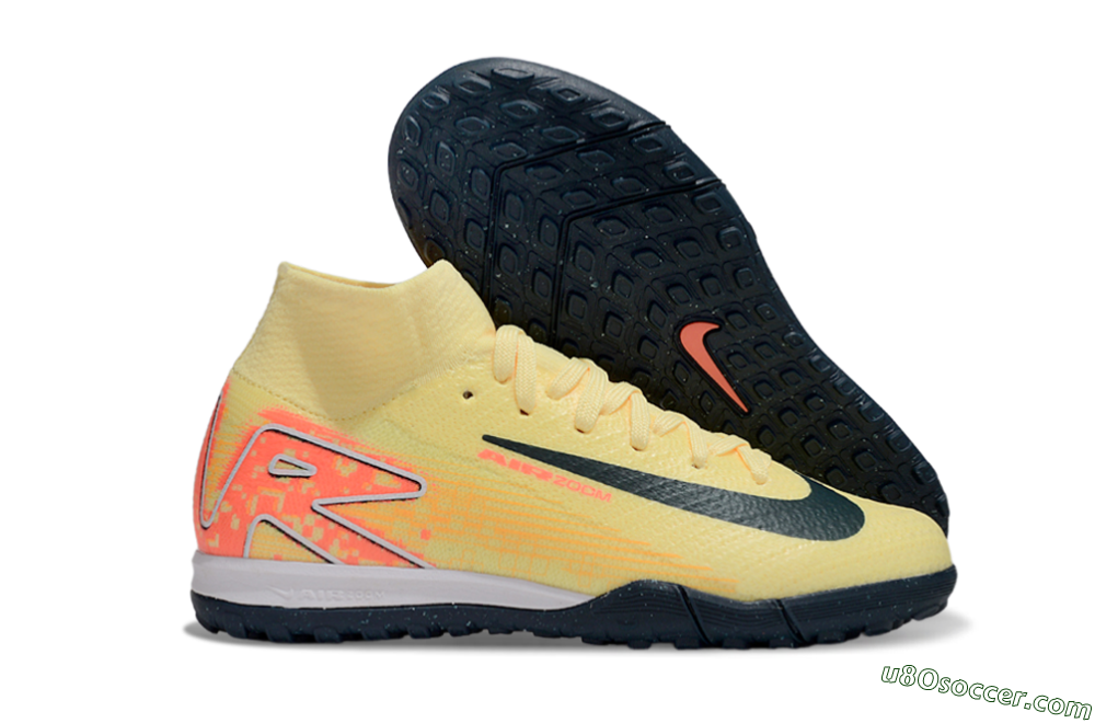 Nike Air Zoom Mercurial Superfly 10 Elite TF Artificial Turf Soccer Shoes - Yellow/Black/Red 1
